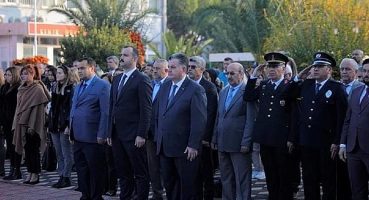 Kınık’ta Sirenler Atatürk İçin Çaldı